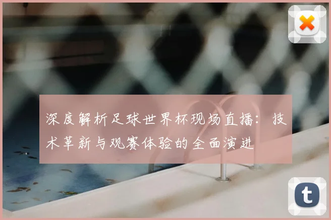 深度解析足球世界杯现场直播:技术革新与观赛体验的全面演进