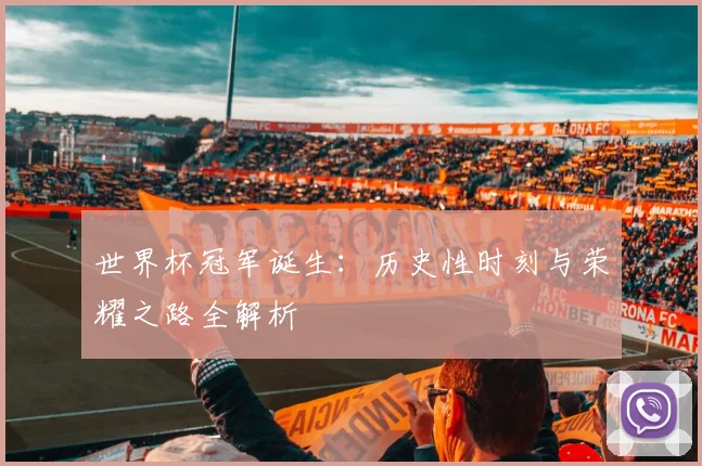 世界杯冠军诞生:历史性时刻与荣耀之路全解析